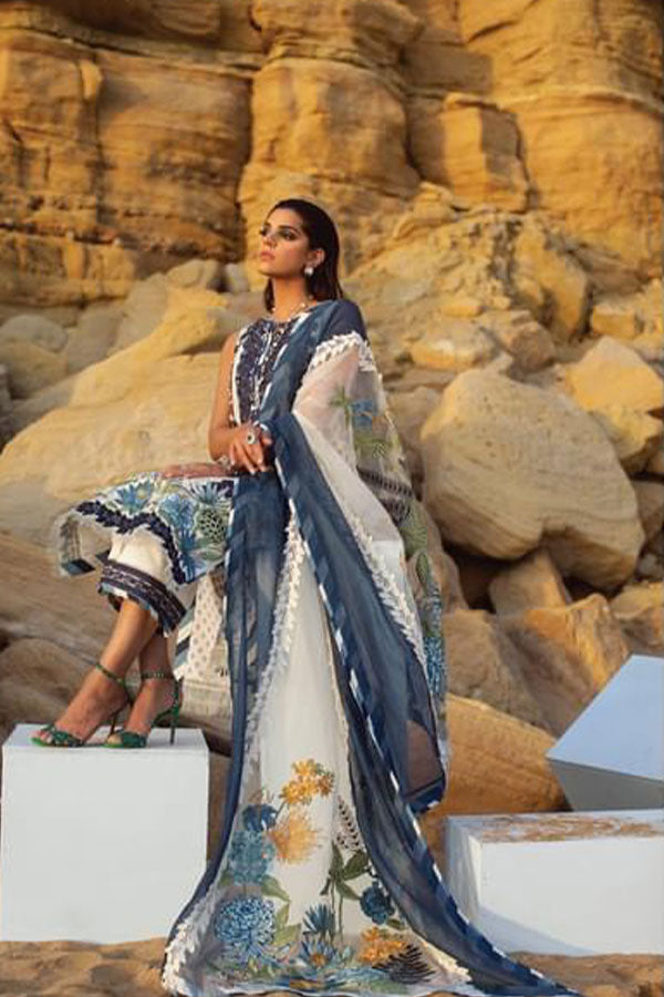 Crimson Saira Shakira Luxury Lawn`22 D#6-A