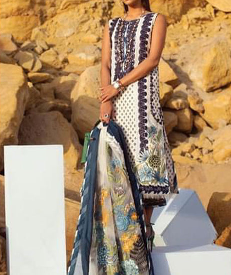 Crimson Saira Shakira Luxury Lawn`22 D#6-A