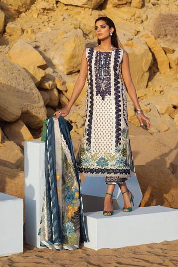 Crimson Saira Shakira Luxury Lawn`22 D#6-A