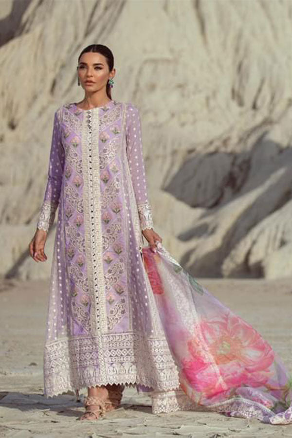 Crimson Saira Shakira Luxury Lawn`22 D#7-A