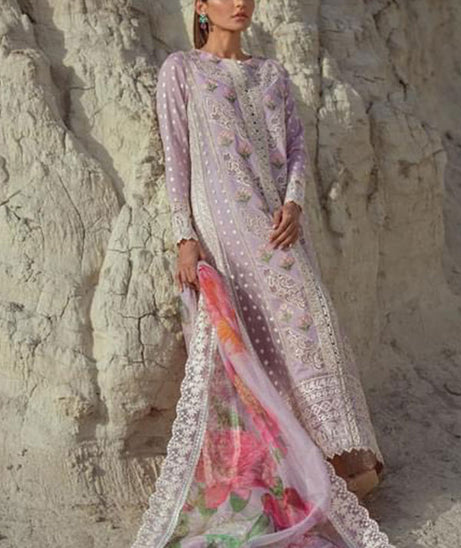 Crimson Saira Shakira Luxury Lawn`22 D#7-A