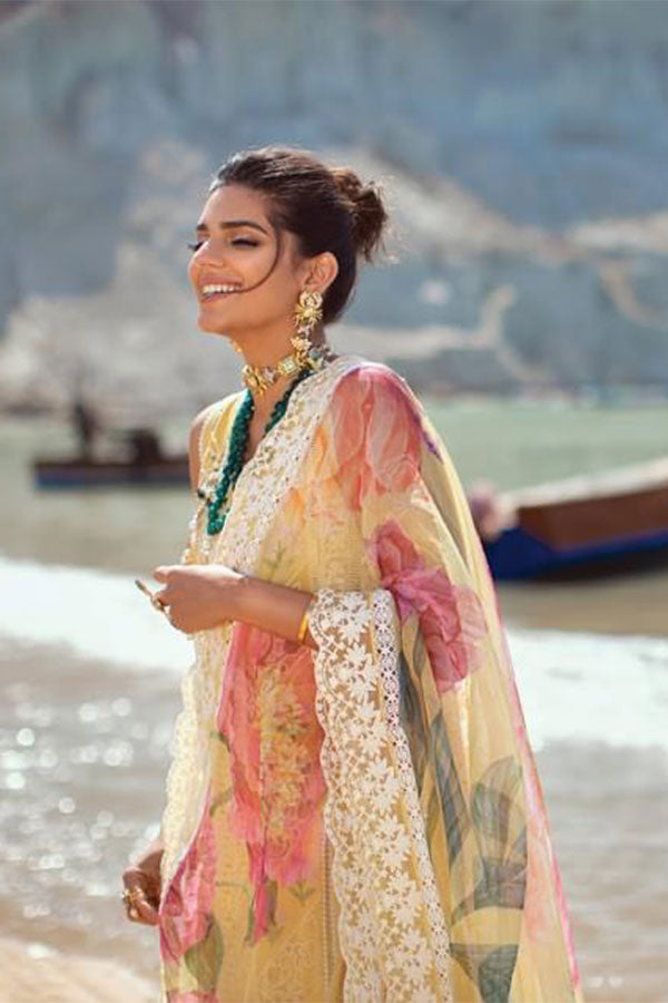 Crimson Saira Shakira Luxury Lawn`22 D#7-B