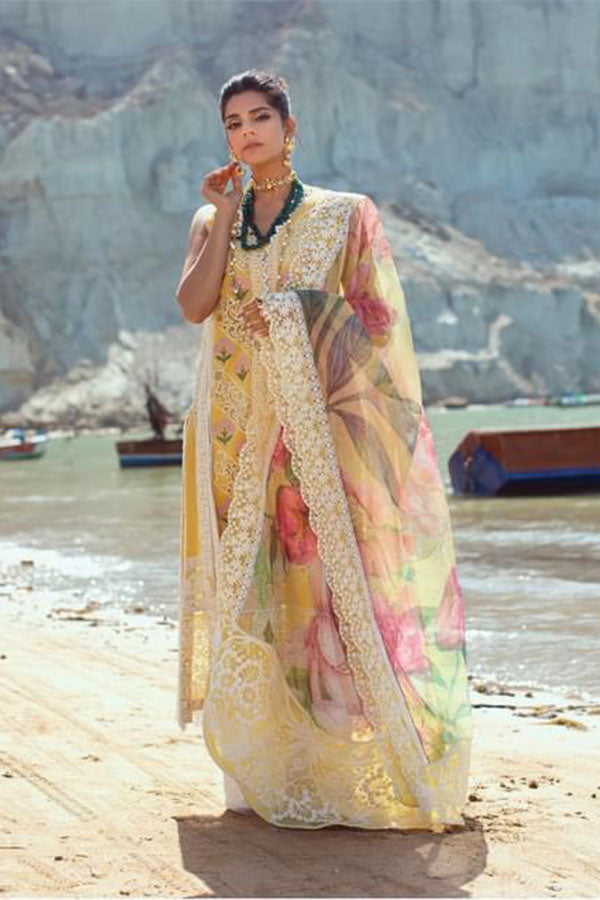Crimson Saira Shakira Luxury Lawn`22 D#7-B