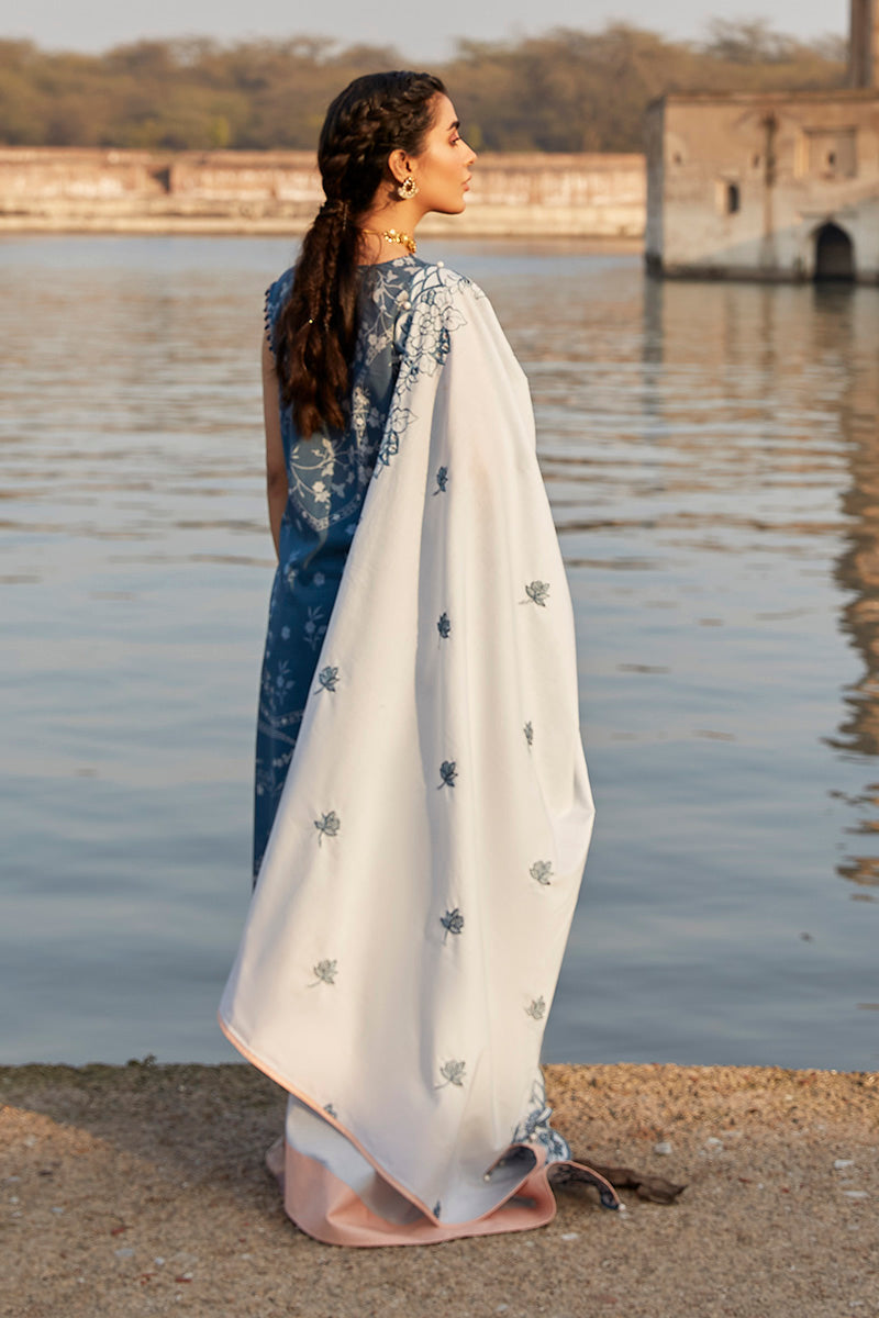 Cross Stitch Mehrbano Premium Lawn'22 D#12