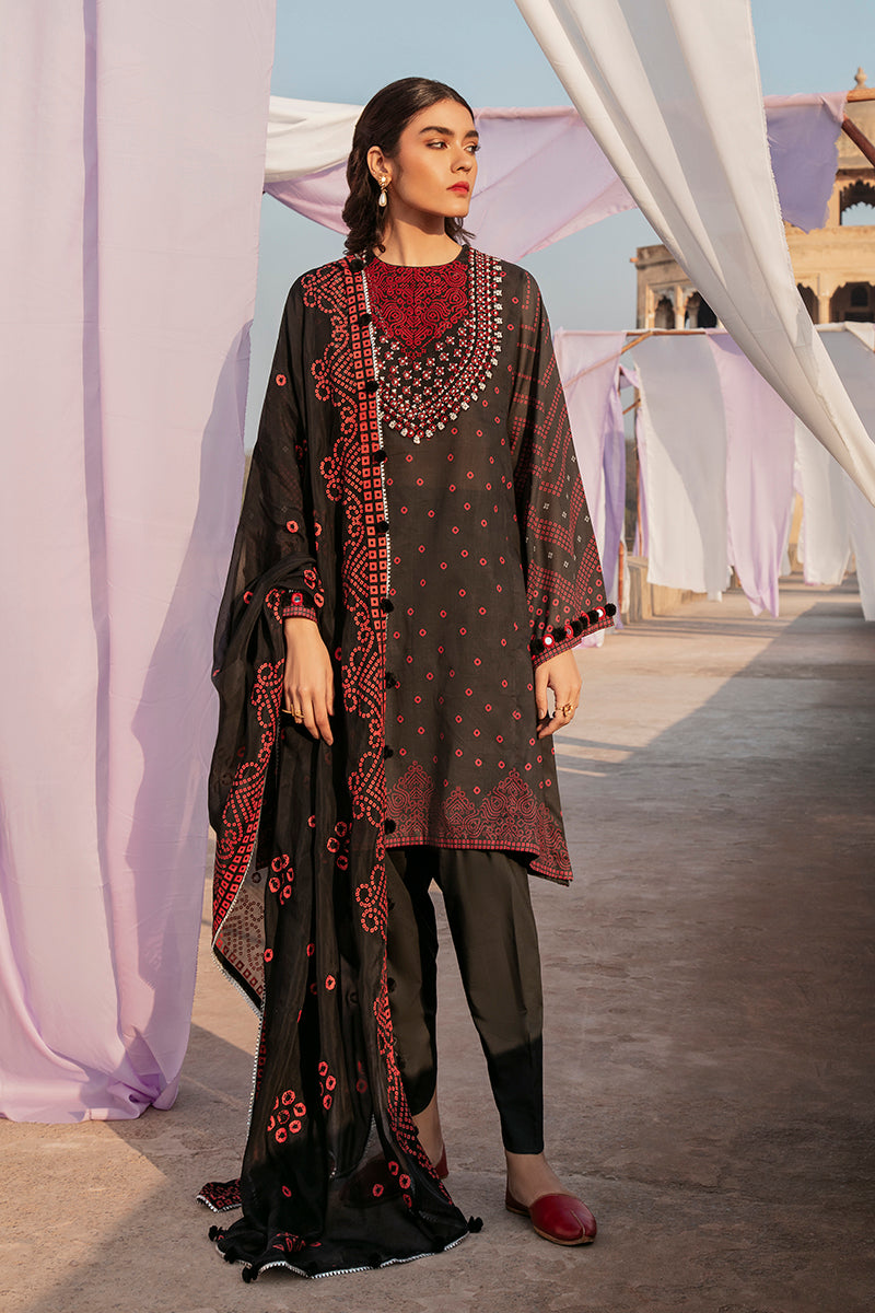 Cross Stitch Mehrbano Premium Lawn'22 D#13