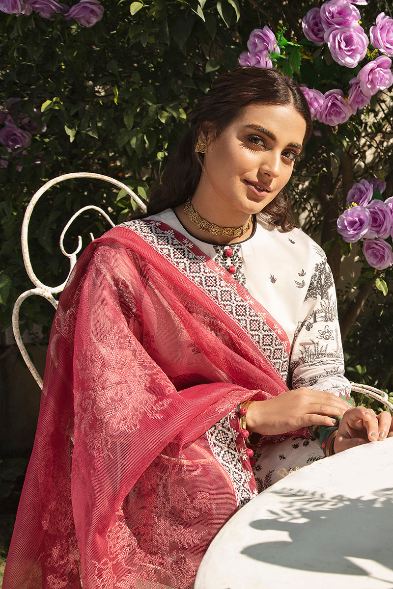 Cross Stitch Mehrbano Premium Lawn'22 D#20