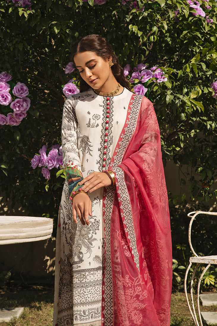 Cross Stitch Mehrbano Premium Lawn'22 D#20
