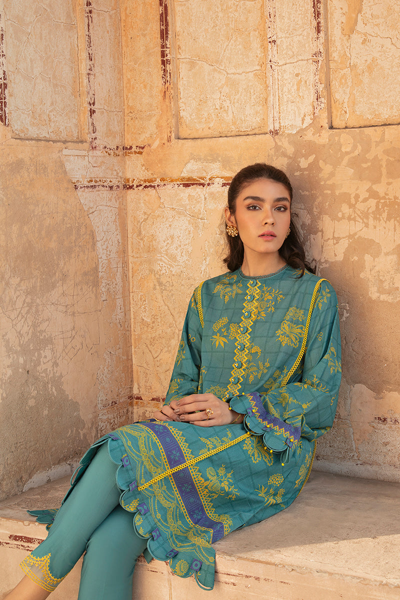 Cross Stitch Mehrbano Premium Lawn'22 D#23