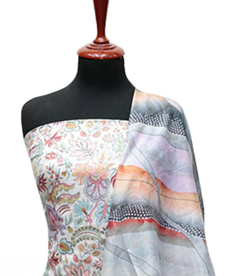 Crystal Premium Lawn`25 D#10 (Fawn)