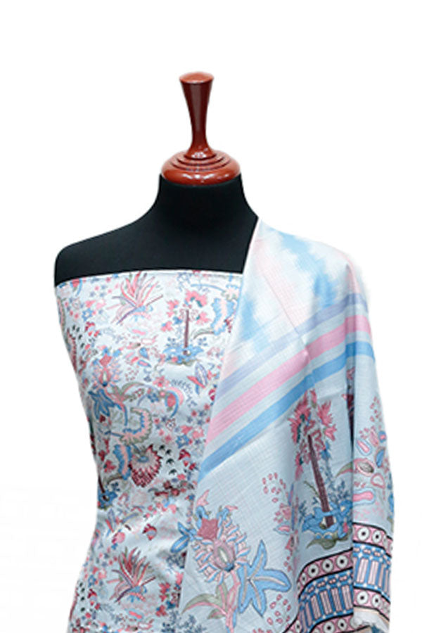 Crystal Premium Lawn`25 D#3 (L Sky Blue)