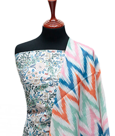 Crystal Premium Lawn`25 D#5 (Ash White)