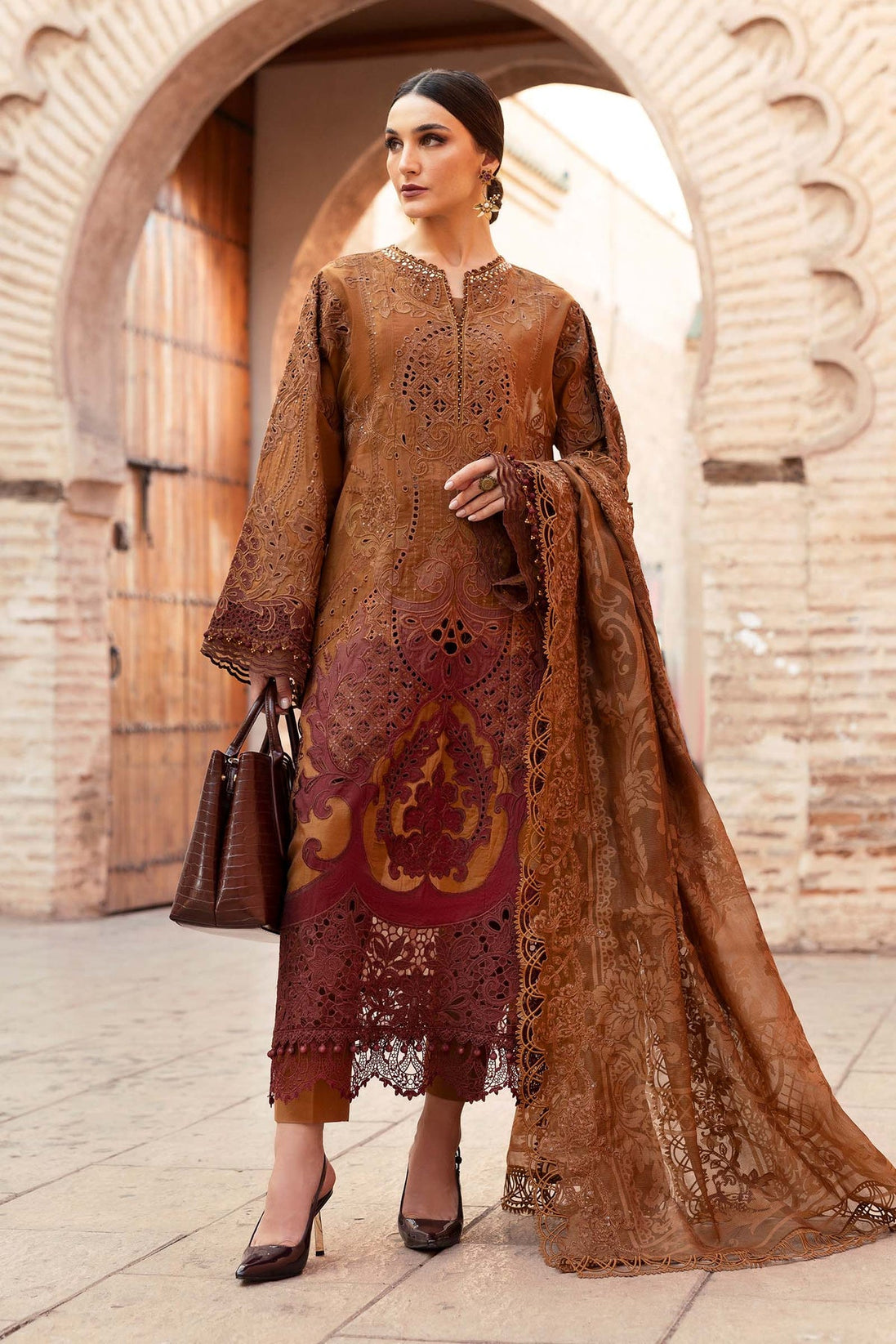 Maria.B Voyage a Luxe Lawn`25 D#1-B