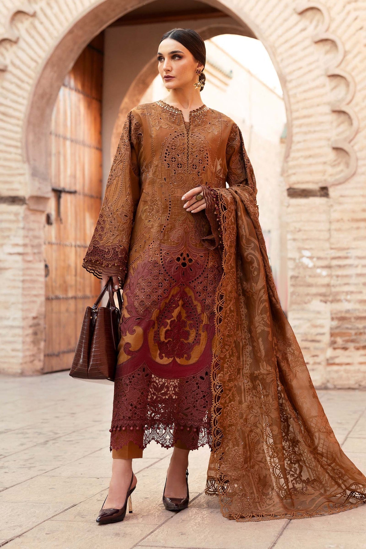 Maria.B Voyage a Luxe Lawn`25 D#1-B