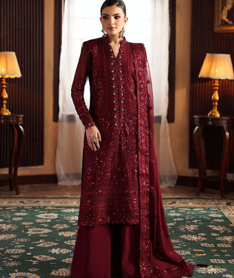 Gulaal Evanya Emb Chiffon`25 D#27 Vezeen