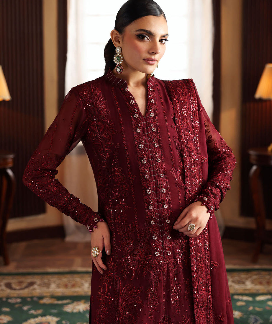 Gulaal Evanya Emb Chiffon`25 D#27 Vezeen