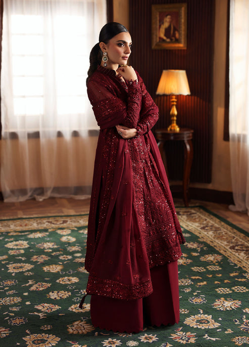 Gulaal Evanya Emb Chiffon`25 D#27 Vezeen