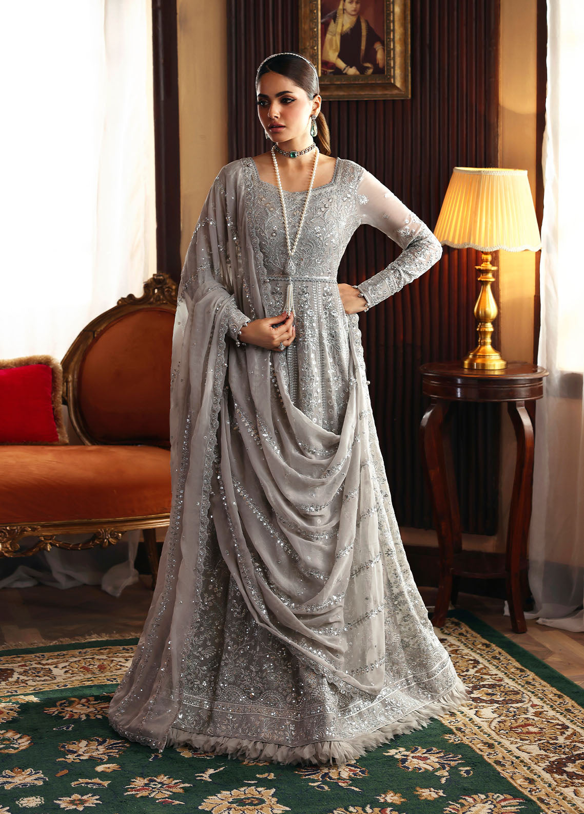 Gulaal Evanya Emb Chiffon`25 D#28 Sheyza