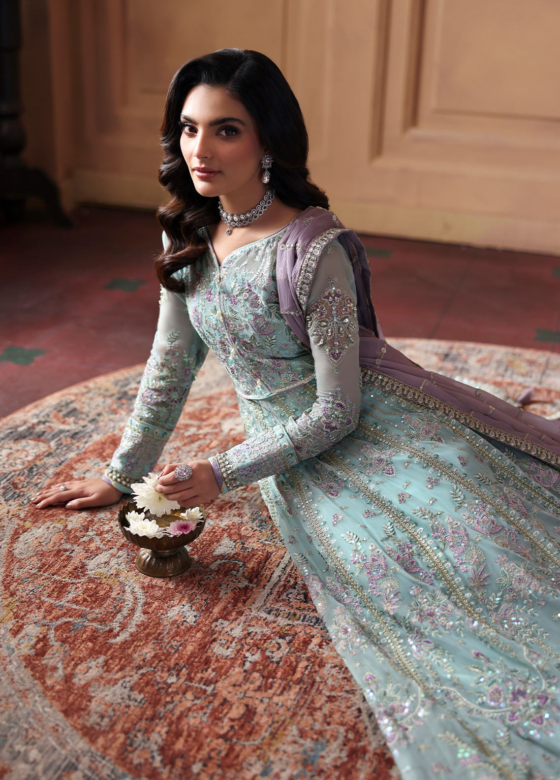 Gulaal Evanya Emb Chiffon`25 D#31 DELINA