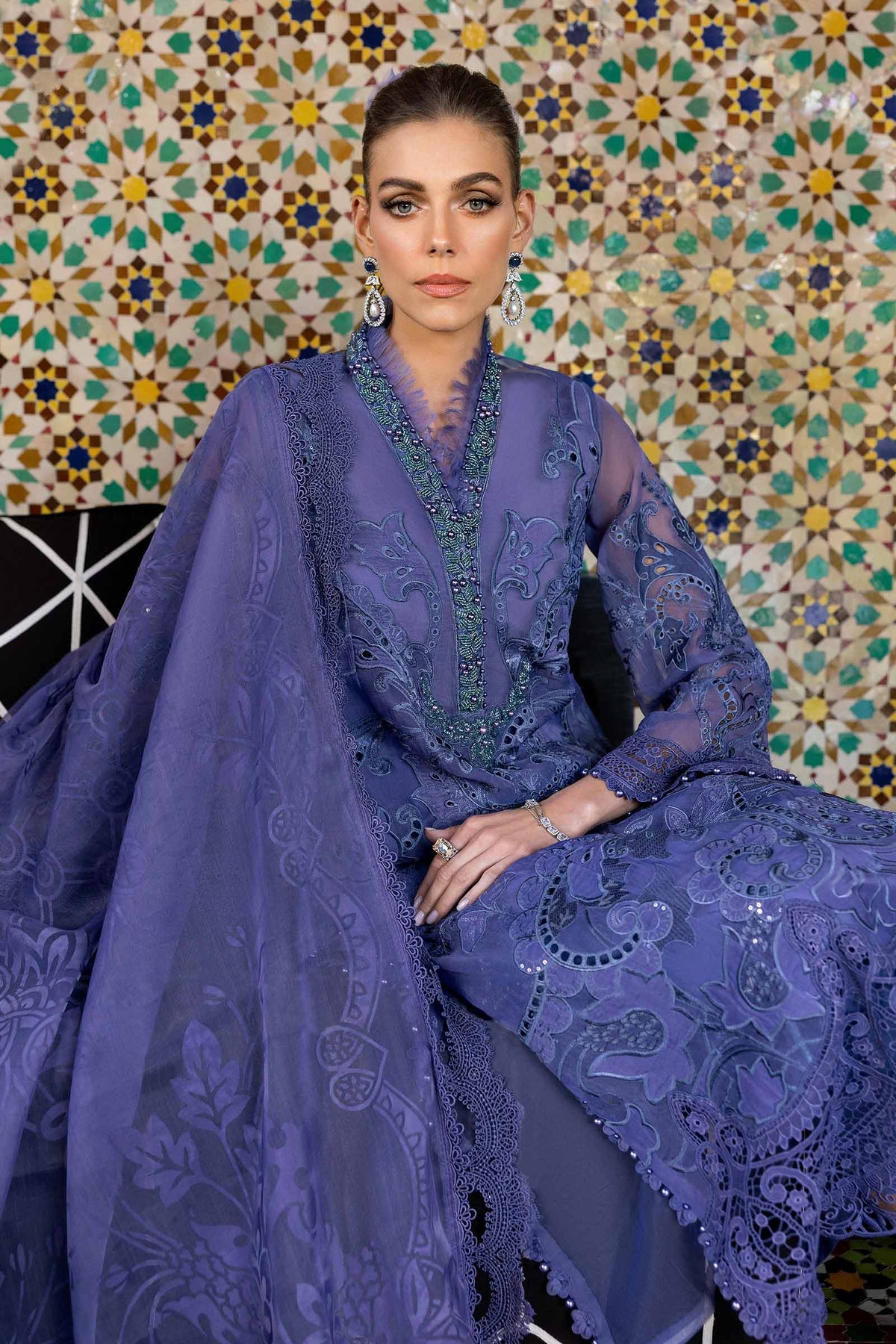 Maria.B Voyage a Luxe Lawn`25 D#6-B