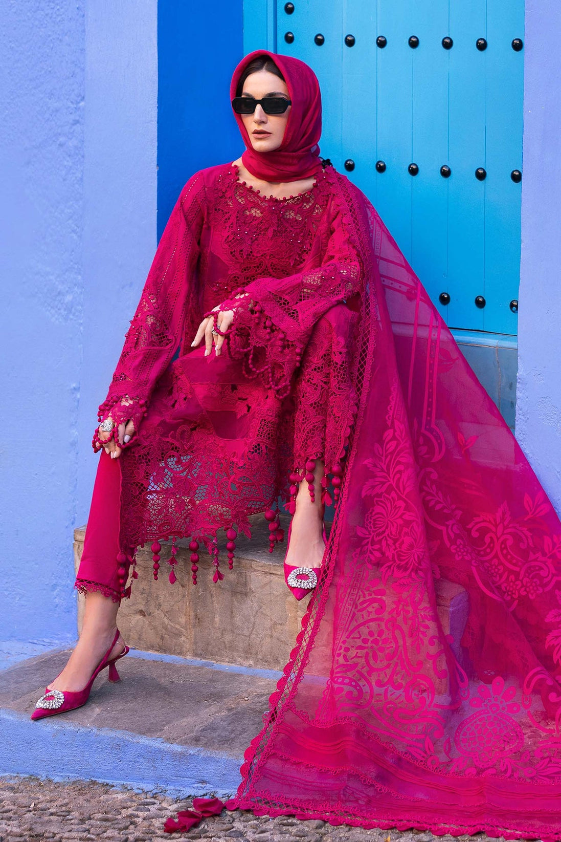 Maria.B Voyage a Luxe Lawn`25 D#8-A