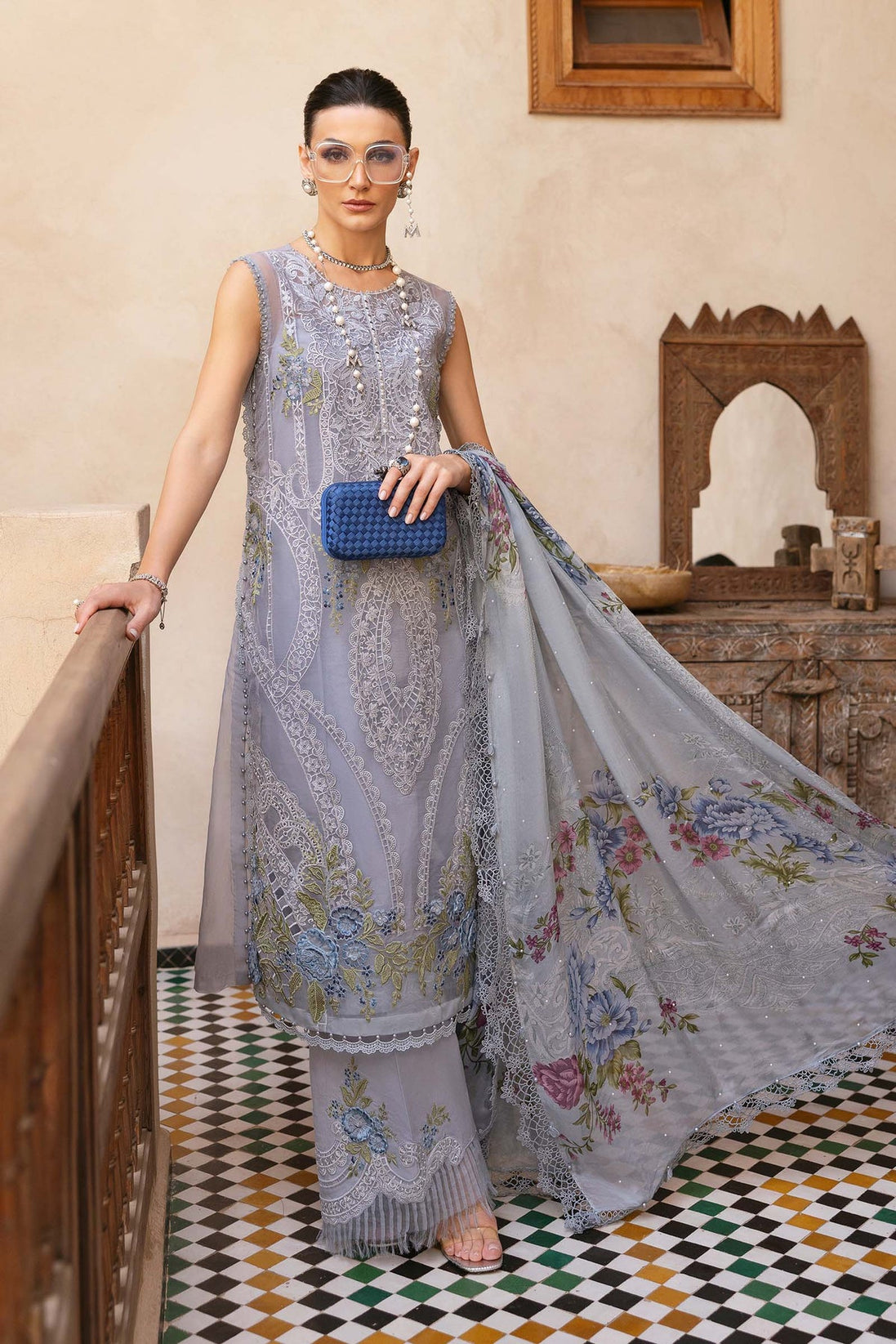 Maria.B Voyage a Luxe Lawn`25 D#9-B