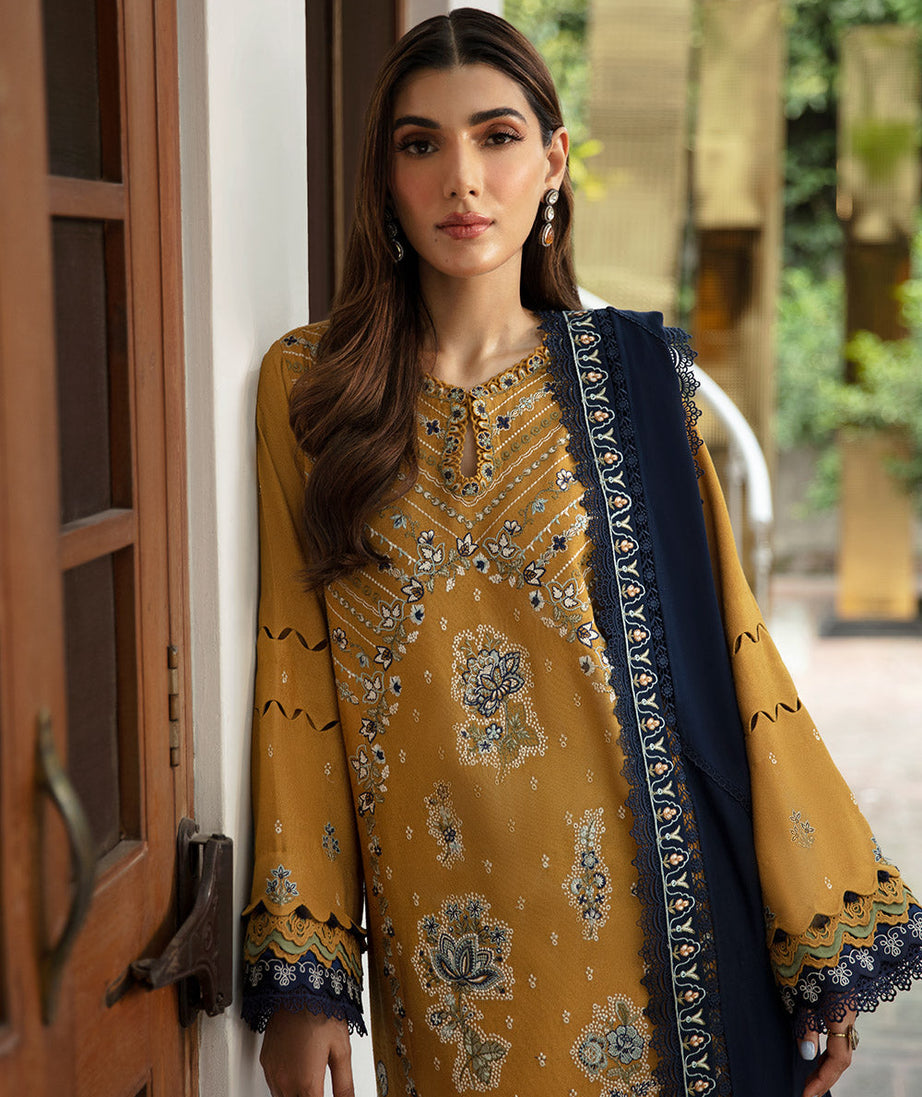 Republic Rosalee Winter Unstitched'24 D5 (Feeha)