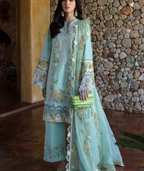 Republic Unstitched Ilana Luxury Lawn`24 D6-B