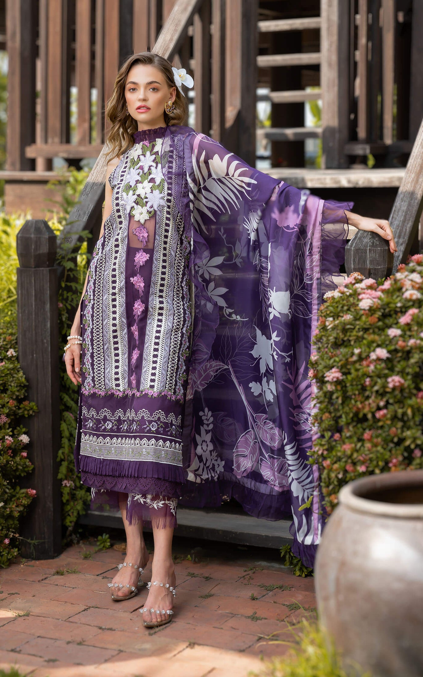 Asifa & Nabeel Luxury Lawn'24 D#12