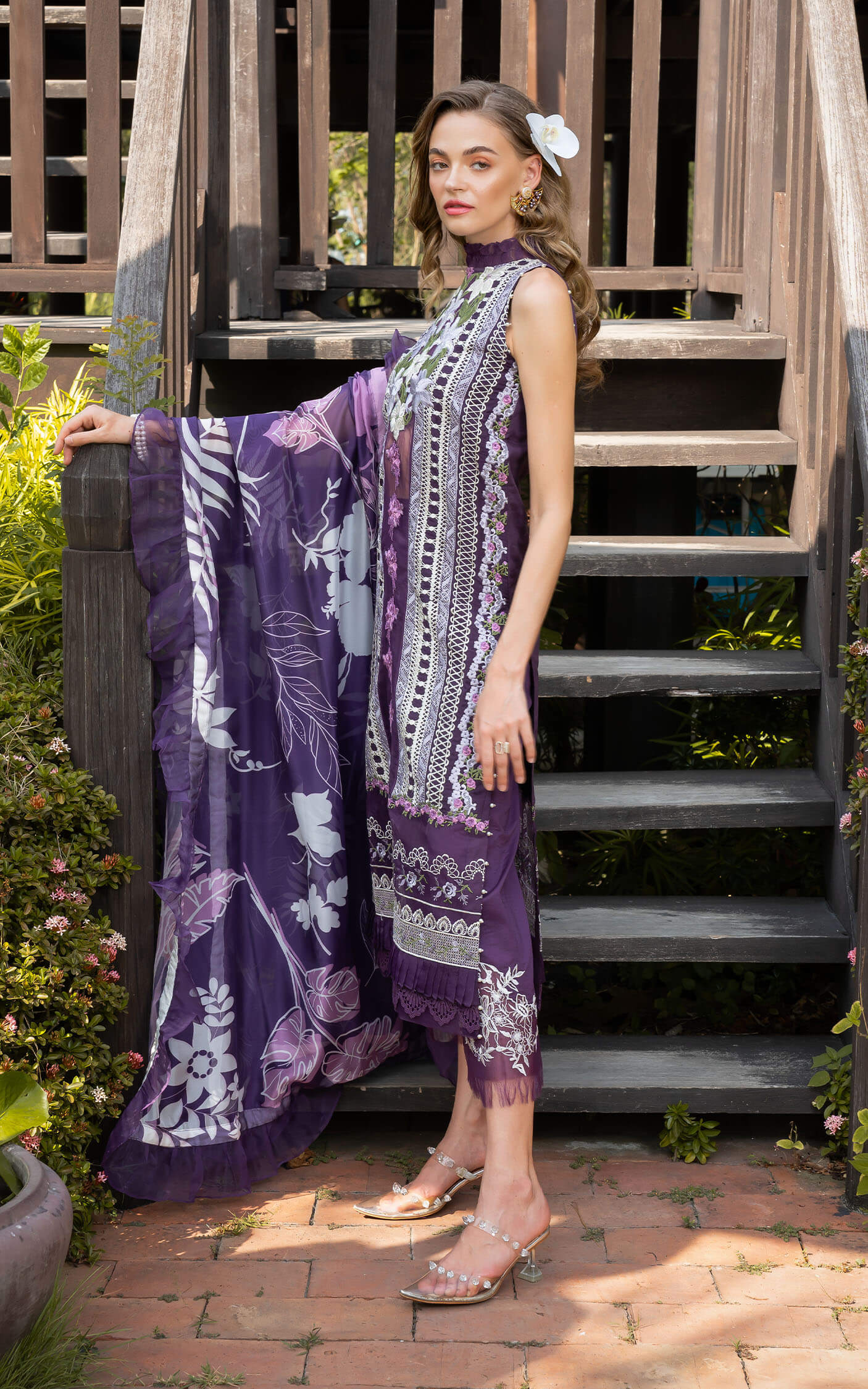 Asifa & Nabeel Luxury Lawn'24 D#12