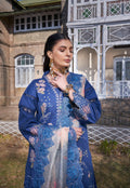 Atiya Irfan Preet Luxury Lawn`25 MISORA BLUE