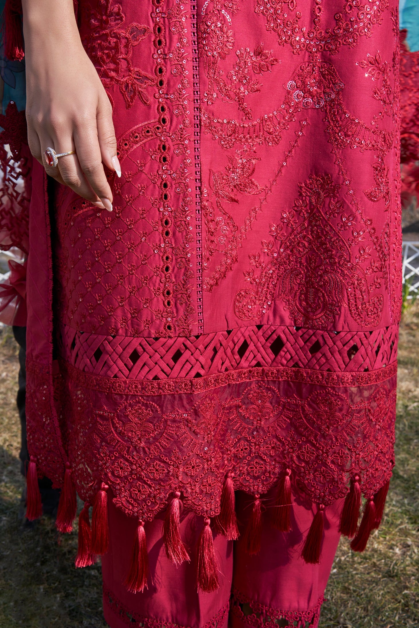 Atiya Irfan Preet Luxury Lawn`25 CALISTA RED