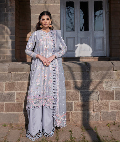 Atiya Irfan Preet Luxury Lawn`25 ENZO GREY