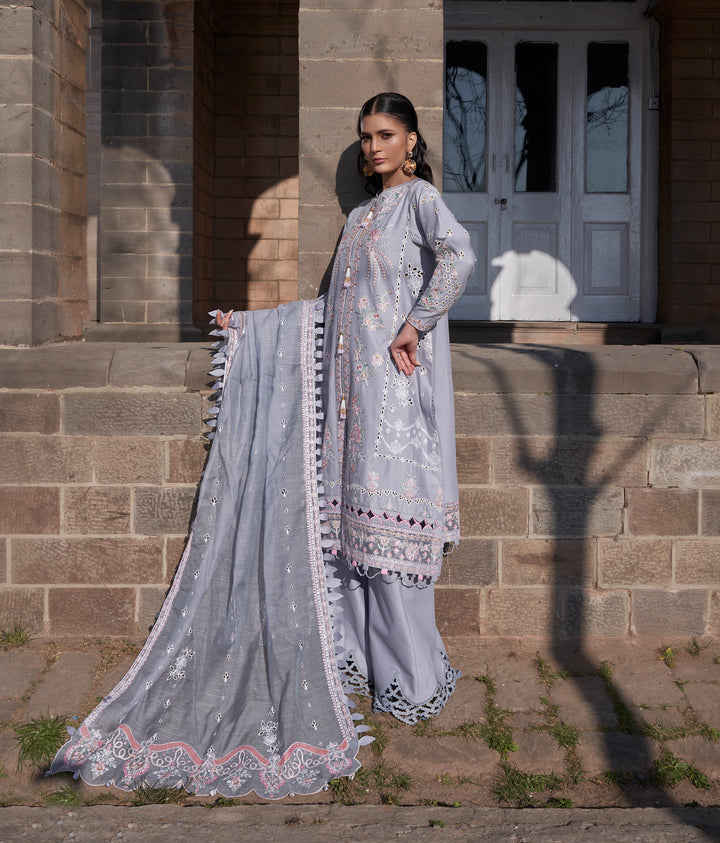 Atiya Irfan Preet Luxury Lawn`25 ENZO GREY