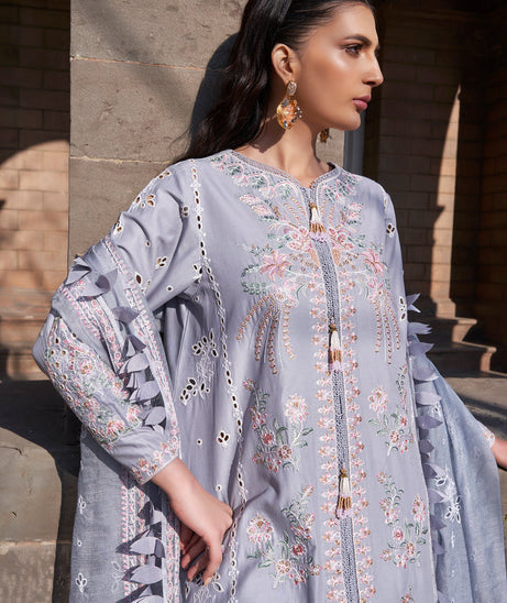 Atiya Irfan Preet Luxury Lawn`25 ENZO GREY