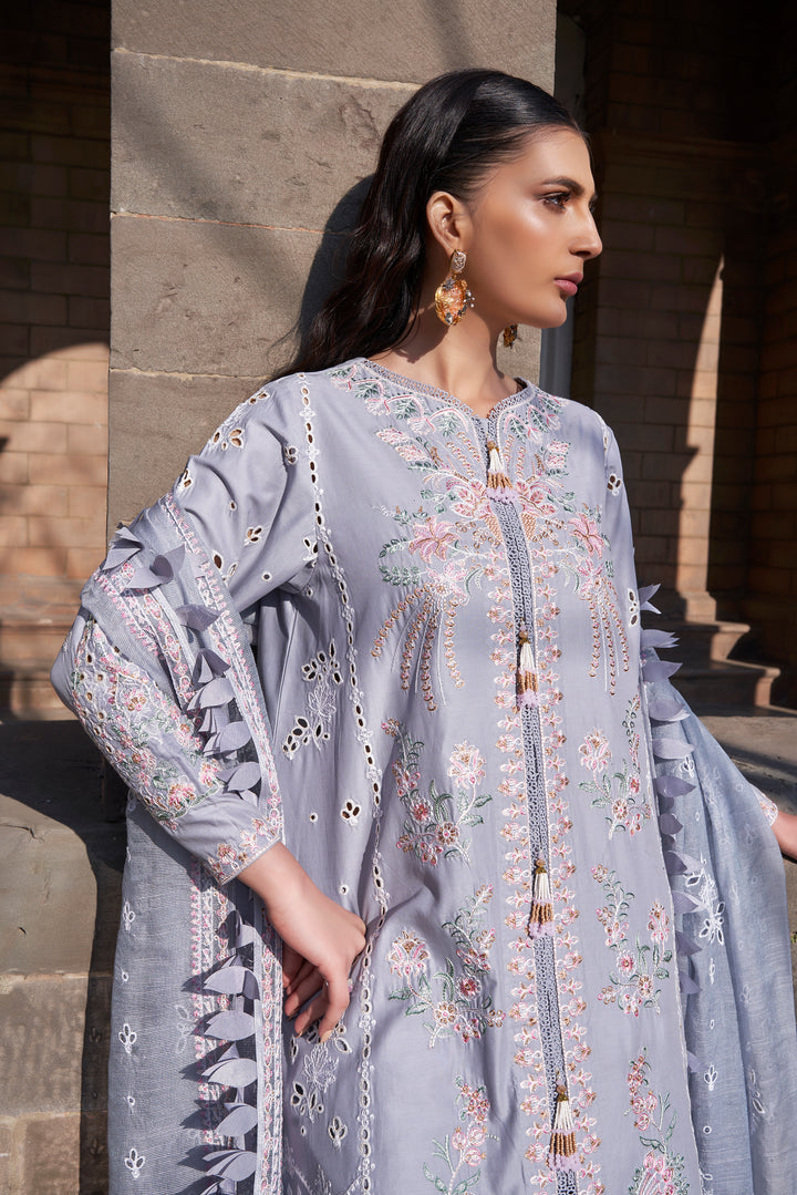 Atiya Irfan Preet Luxury Lawn`25 ENZO GREY