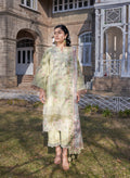 Atiya Irfan Preet Luxury Lawn`25 SUNLIT LIME