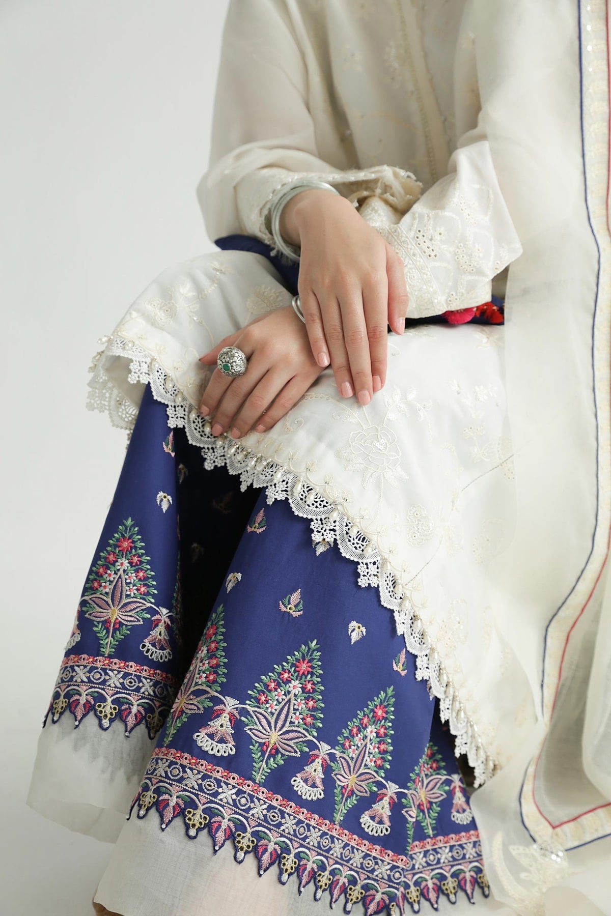 Zara Shahjahan Lawn Unstitched 2024 DEENA-12B