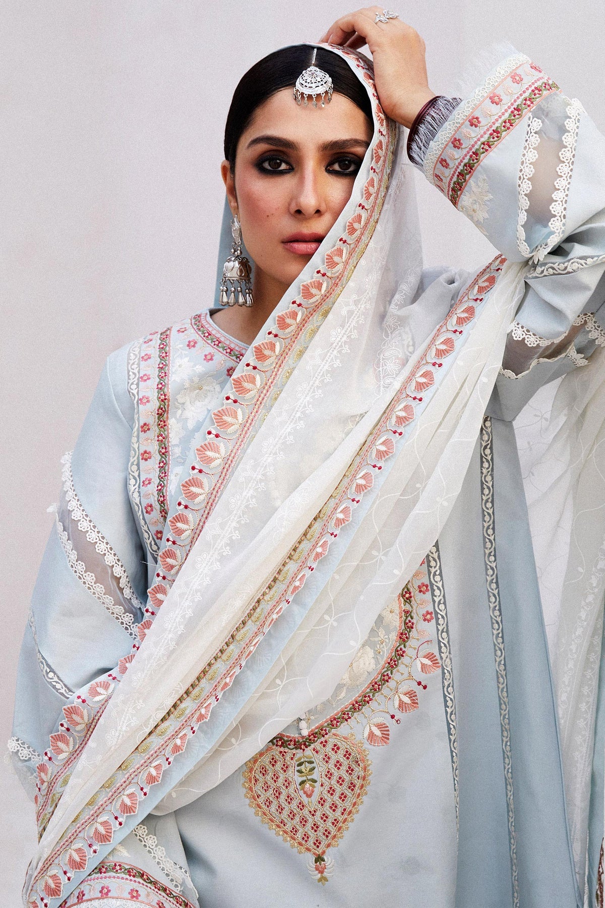 Zara Shahjahan Lawn Unstitched 2024 PHOOL DILARA-15B