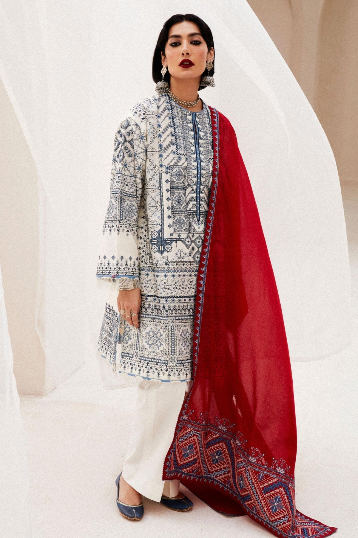 Zara Shahjahan Lawn Unstitched 2024 DIYA-2A