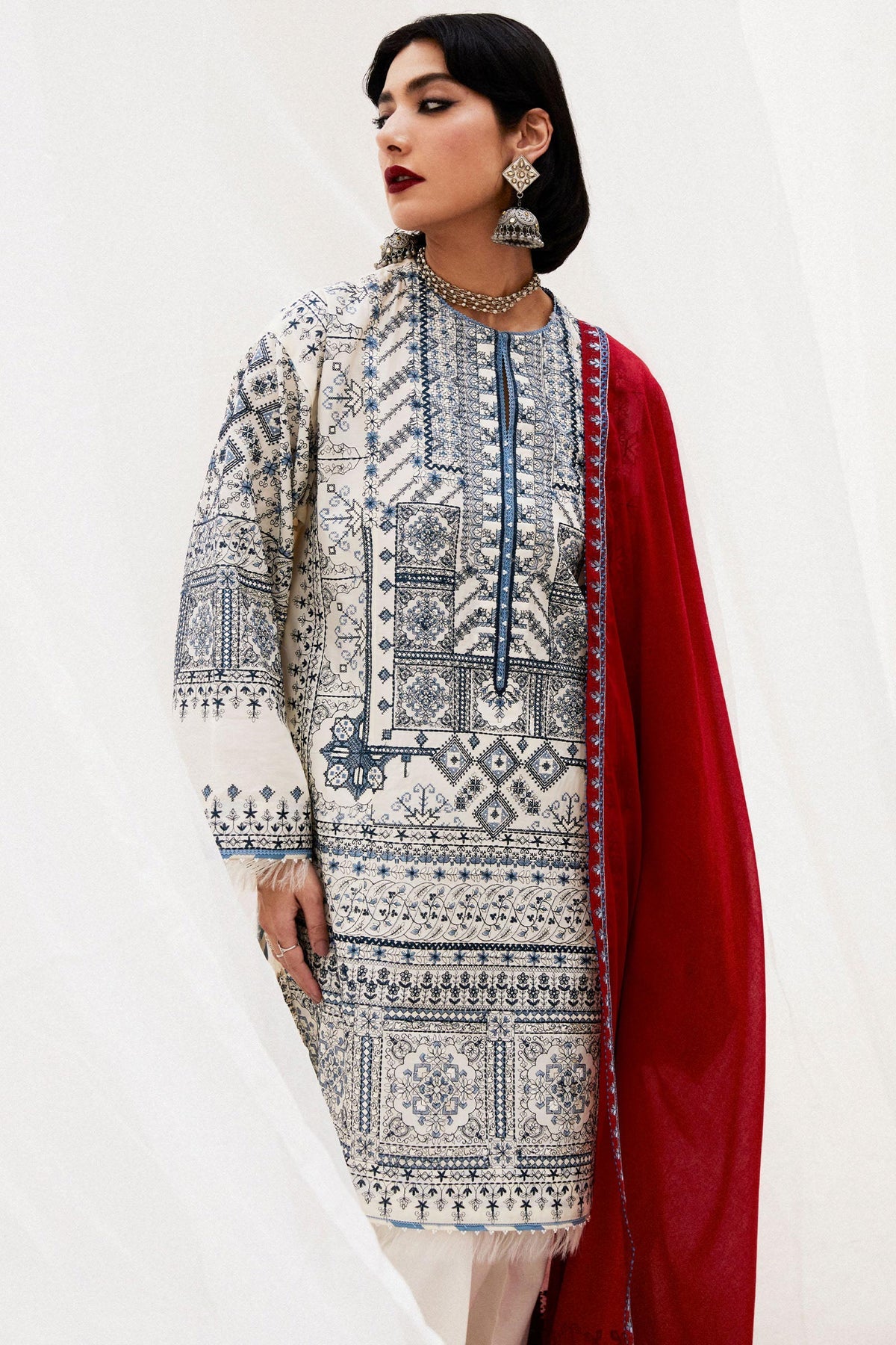 Zara Shahjahan Lawn Unstitched 2024 DIYA-2A