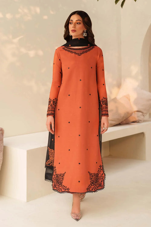 Zarif Tabeer Sequins E/Silk`26 D#05 SANGRIA