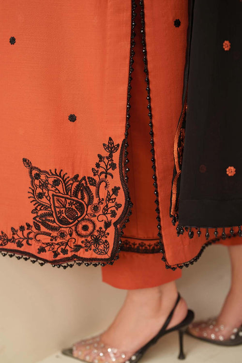 Zarif Tabeer Sequins E/Silk`26 D#05 SANGRIA