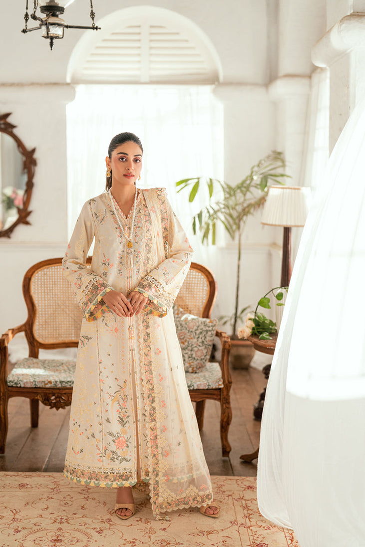 Qalamkar Luxury Lawn Eid Edit`25 SB#01