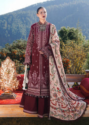 Hussain Rehar Winter Shawl`24 ZARAN