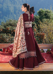 Hussain Rehar Winter Shawl`24 ZARAN