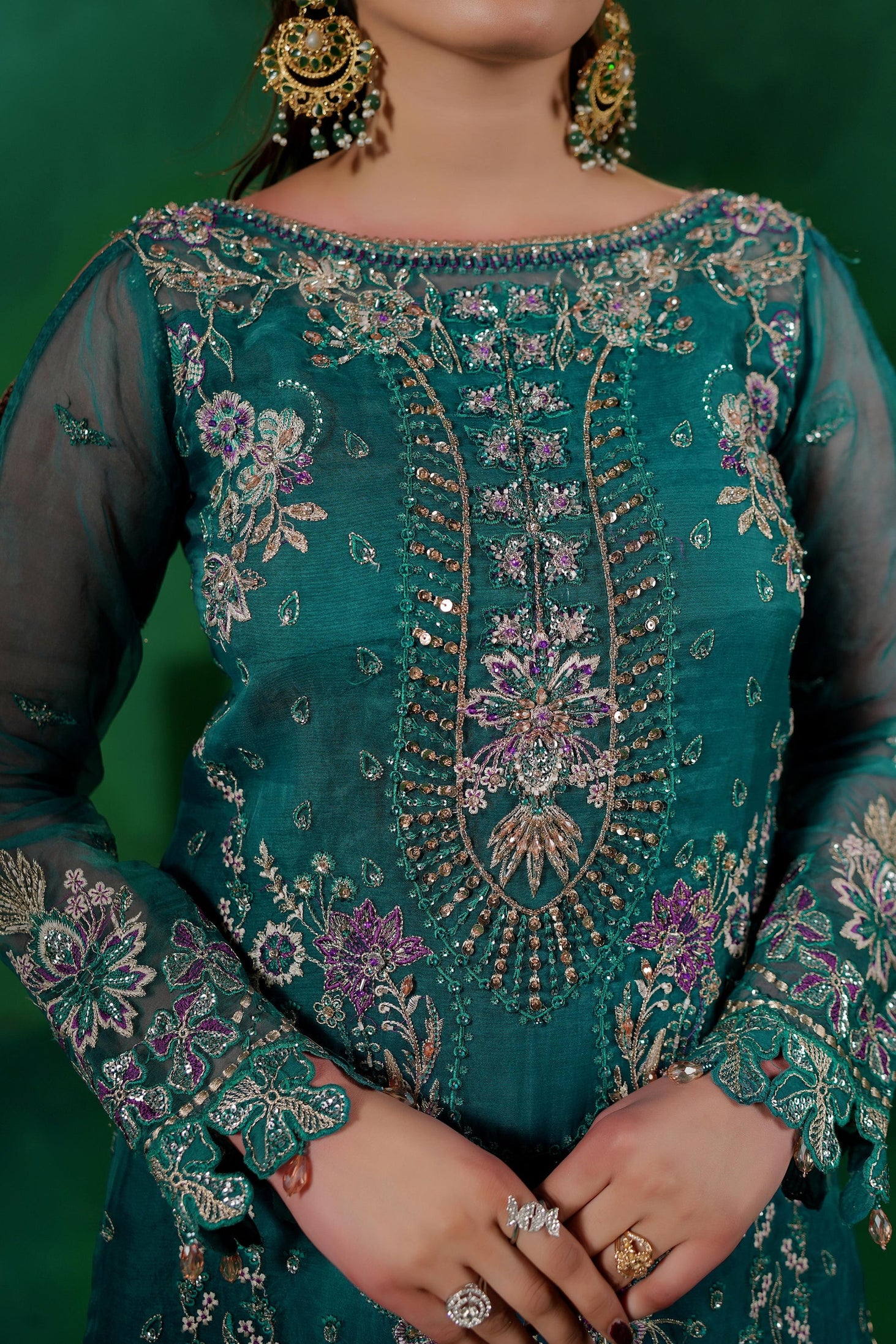 Maryam`s Tabeer Organza`26 (Vol-2) D#8016