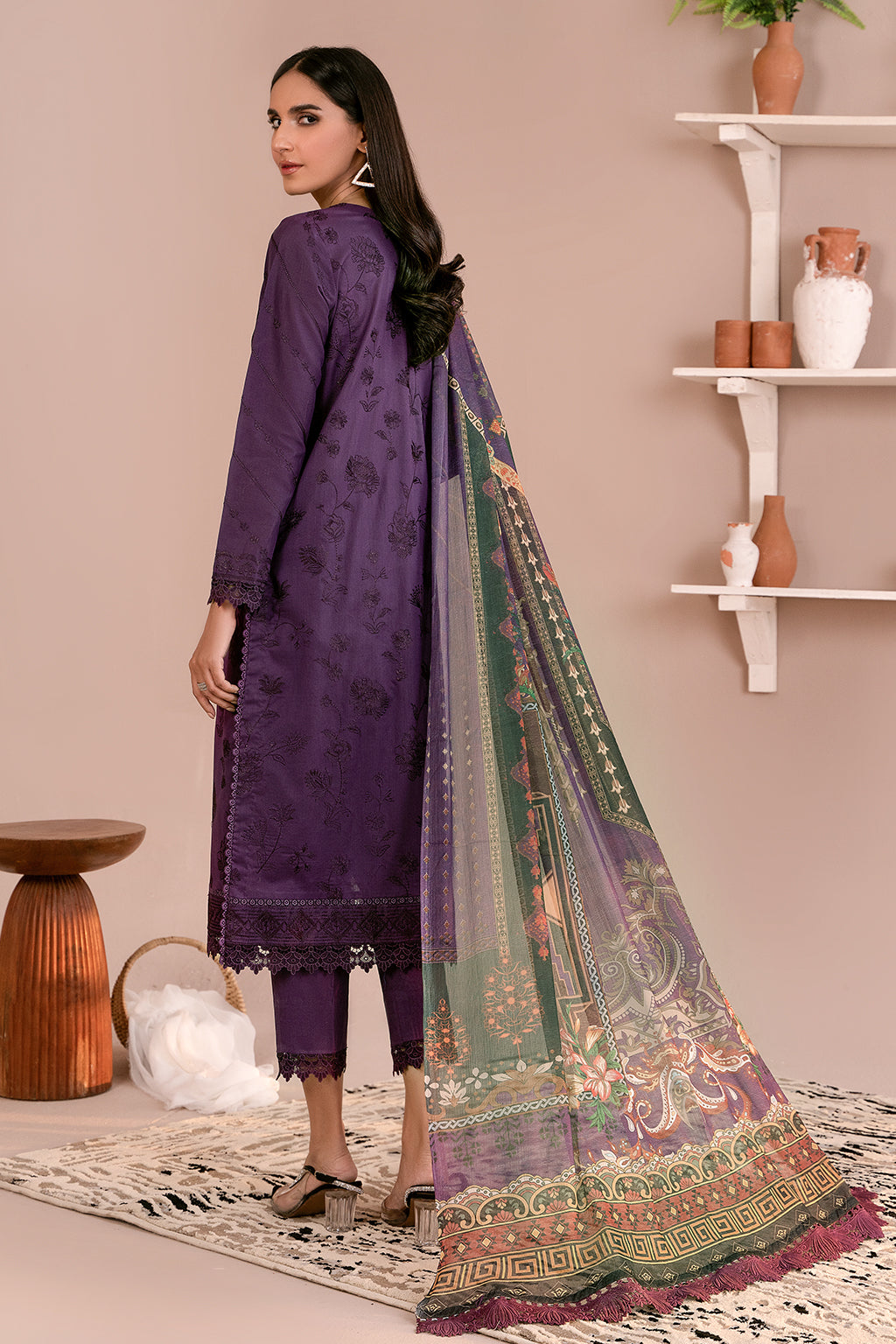 Zarif Print Lawn'24 ZEA#08