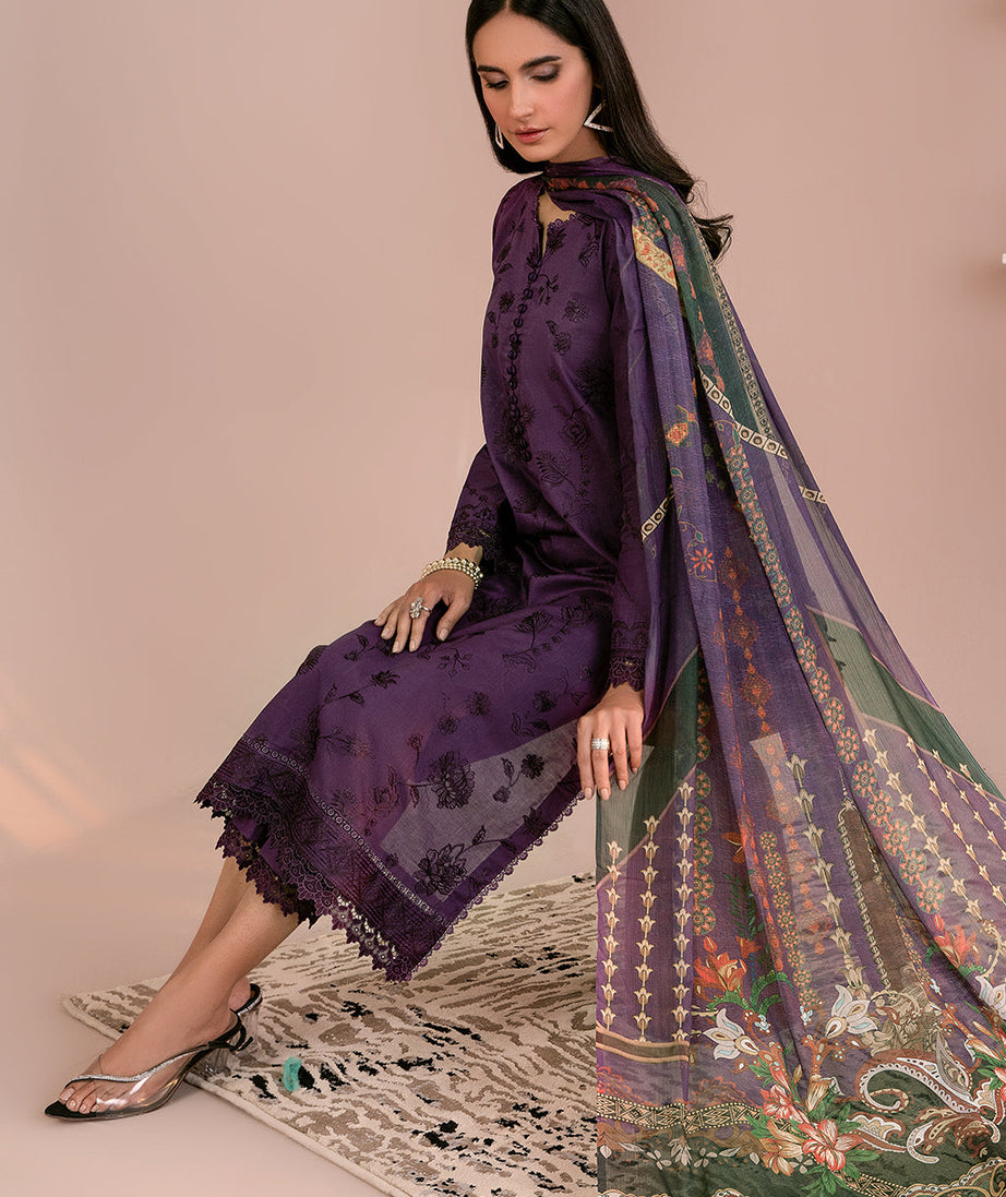 Zarif Print Lawn'24 ZEA#08