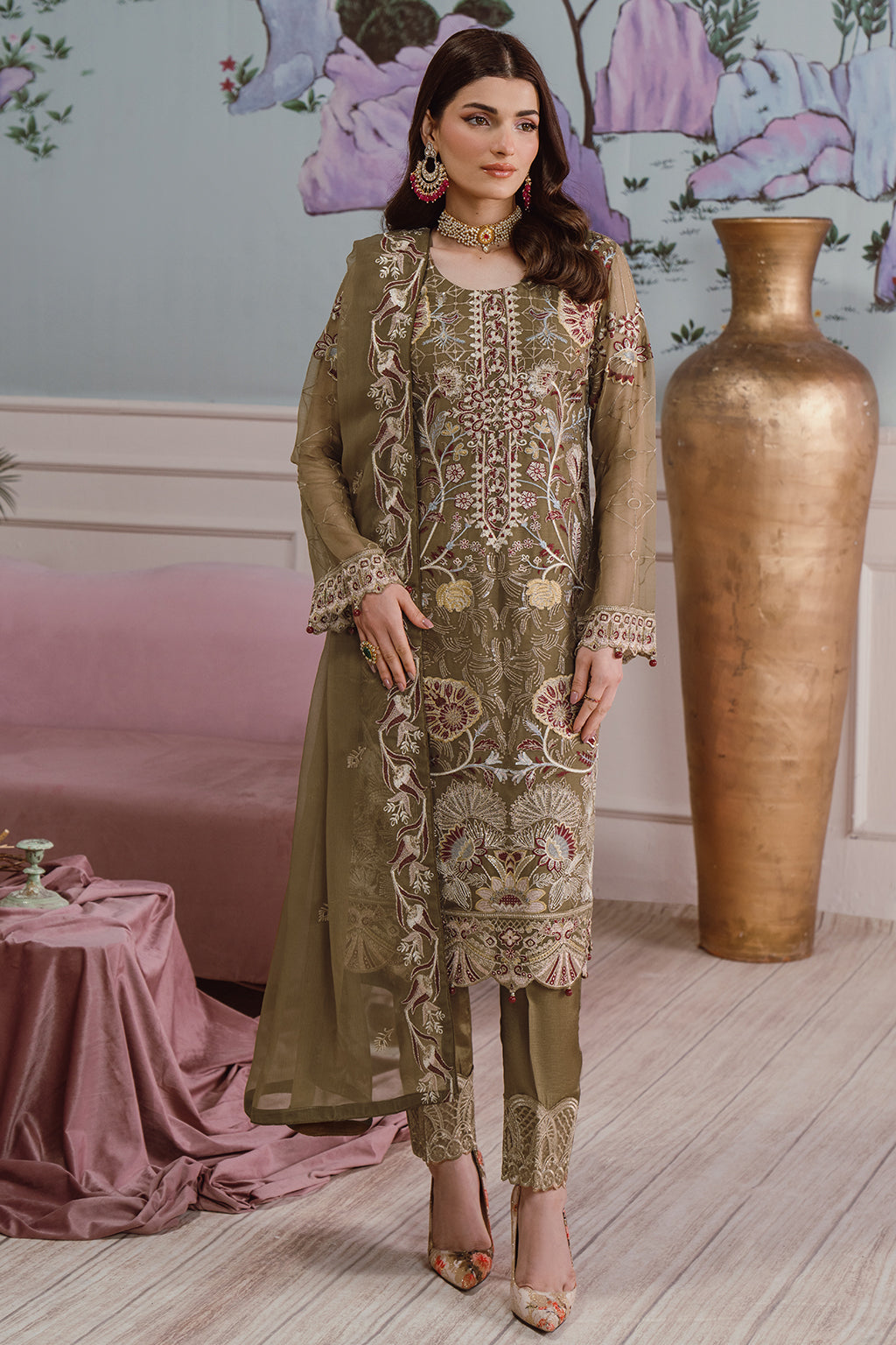 Ramsha Chiffon Collection`24 (Vol-25) F#2510