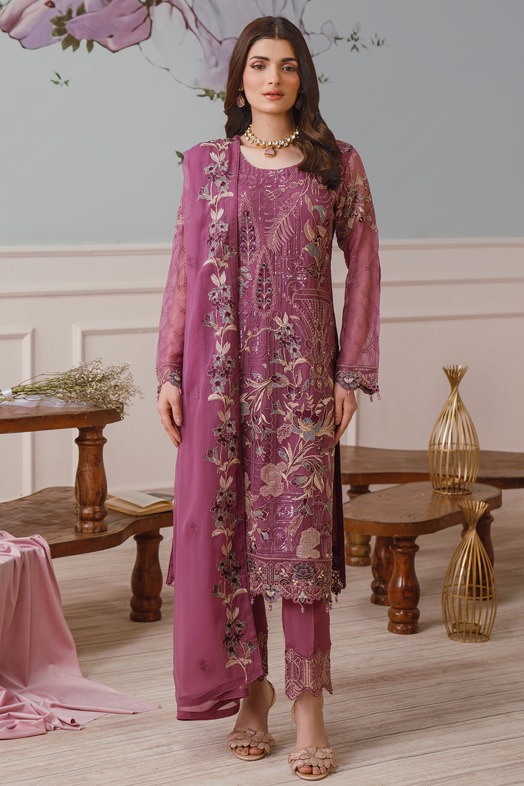 Ramsha Chiffon Collection`24 (Vol-25) F#2509